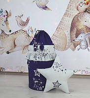 Вігвам та аксесуари великий ігровий намет для дітей курінь Зоряне сяйво БОН БОН, Кошик, комплект, фото 10