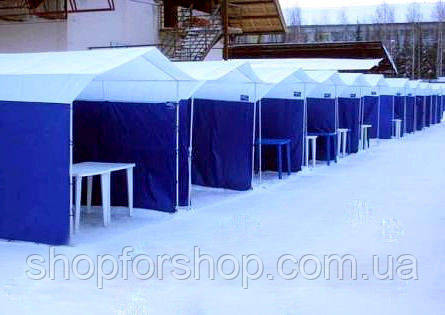 Торговая палатка 3 x 2 м Люкс, плотная ткань Оксфорд (каркас усиленный 20 мм) - фото 5 - id-p575866500