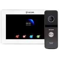 Комплект відеодомофона BCOM BD-770FHD/T White Kit