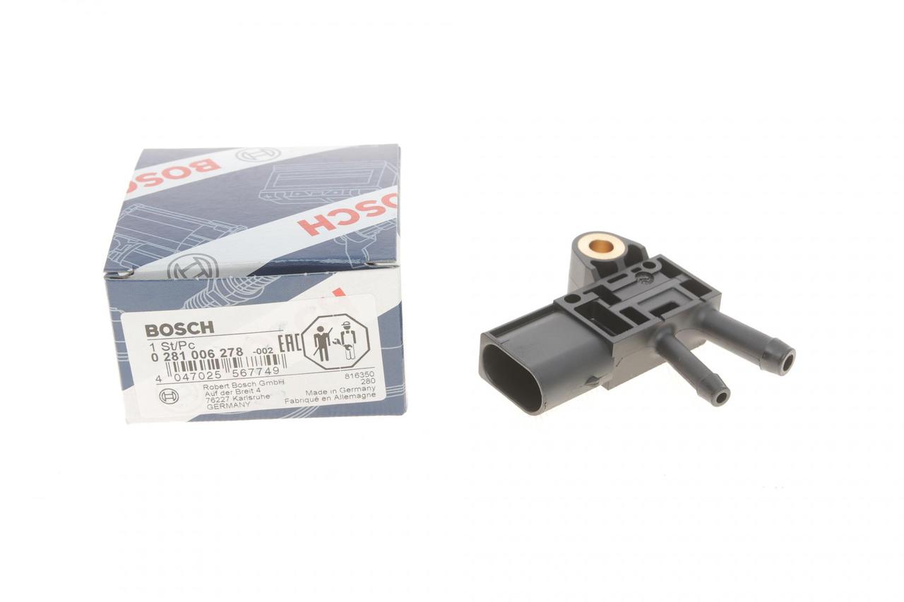 Датчик тиску вихлопних газів Mercedes Sprinter (906) / Vito (W639) OM642 / 646 / 651 Bosch 0281006278