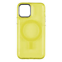 Чехол Spase Lollipop с Magsafe iPhone 13 Pro Yellow EM, код: 8215506