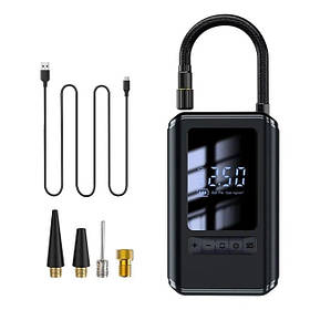 Автомобільний компресор RIAS CZK-5626 акумуляторний з дисплеєм 130PSI 60W Black (3_04828)