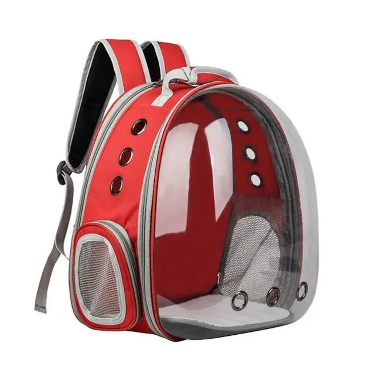 Розсувний рюкзак для перенесення домашніх тварин CosmoPet CP-15 42х31х29см Red (3_04867)