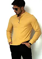 Модная рубашка с дизайнерской застежкой Rubaska яркого цвета M L XL XXL 3XL 06-109-502 SP-11