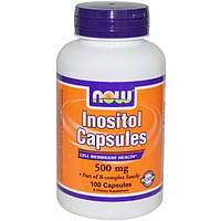Инозитол NOW Foods Inositol 500 mg 100 Caps GS, код: 7518395