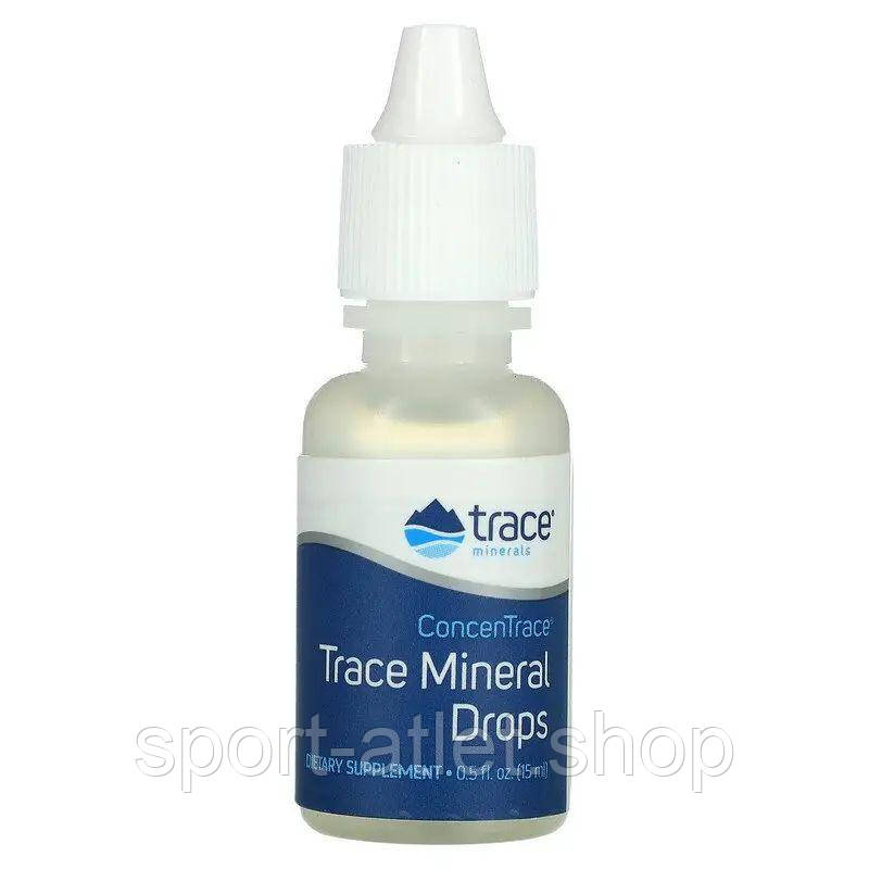 Вітаміни та мінерали Trace Minerals ConcenTrace Trace Mineral Drops, 15 мл