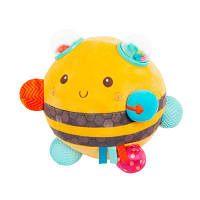 Развивающая игрушка Battat Сенсорная мягкая игрушка Пчелка пушистик волчок (BX2037Z) - Топ Продаж!