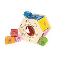 Развивающая игрушка Hape Сортер деревянный с погремушками (E0407) - Топ Продаж!