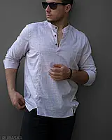 Модная хлопковая рубашка со светло-бордовым оттенком M L XL XXL 59-211-701 SP-11