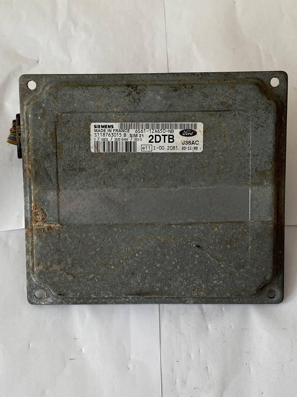 Електронний блок керування Ford Siemens S118763015B / sim21 / 6S61-12A650-NB / 6S6112A650NB