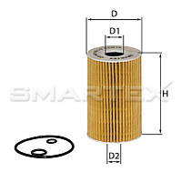 Фильтр масляный AUDI, SEAT, SKODA , VW (OE 688 / WL7476 / OX 388D /HU 7008 z)