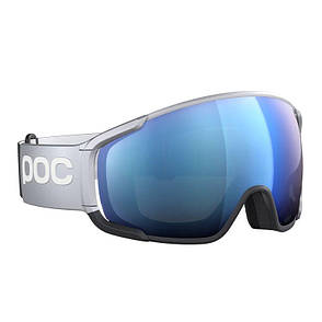 Маска гірськолижна POC Zonula Race Argentite Silver/Uranium Black/Partly Sunny Blue (PC 408928712ONE1), фото 1