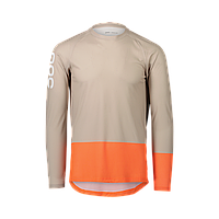 Джерси мужское с длинным рукавом POC MTB Pure LS Jersey, Light Sandstone Beige/Zink Orange, M (PC