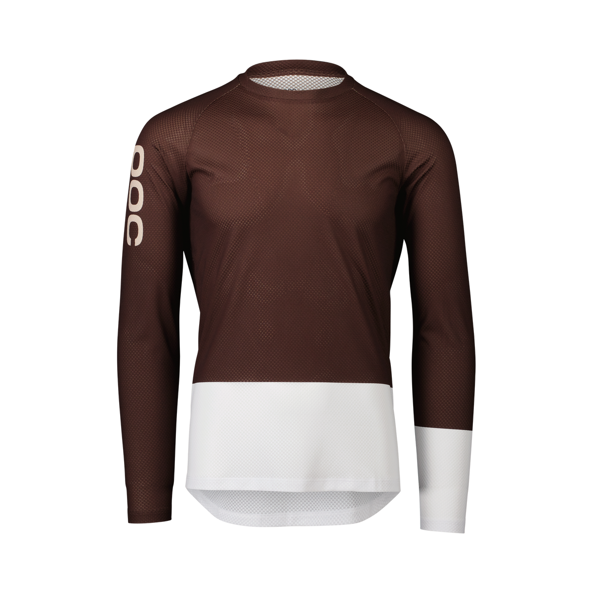 Джерсі чоловіче з довгим рукавом POC MTB Pure LS Jersey, Axinite Brown/Hydrogen White, S (PC 528448514SML1)