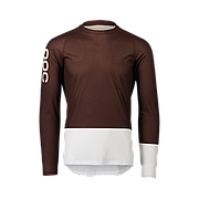 Джерсі чоловіче з довгим рукавом POC MTB Pure LS Jersey, Axinite Brown/Hydrogen White, L (PC 528448514LRG1)