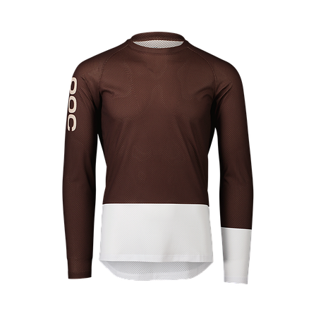 Джерсі чоловіче з довгим рукавом POC MTB Pure LS Jersey, Axinite Brown/Hydrogen White, S (PC 528448514SML1), фото 1