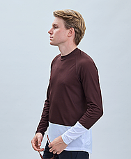 Джерсі чоловіче з довгим рукавом POC MTB Pure LS Jersey, Axinite Brown/Hydrogen White, S (PC 528448514SML1), фото 4