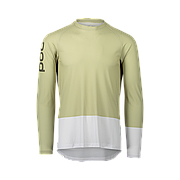 Джерсі чоловіче з довгим рукавом POC MTB Pure LS Jersey, Prehnite Green/Hydrogen White, L (PC 528441458LRG1)