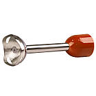 Блендер заглибний ручний полегшений з нержавіючої сталі 300 Вт 2 режими швидкості Sokany SK-1722 Жовтогарячий, фото 2