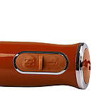 Блендер заглибний ручний полегшений з нержавіючої сталі 300 Вт 2 режими швидкості Sokany SK-1722 Жовтогарячий, фото 3