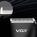 Бездротова професійна машинка для стриження волосся VGR (довжина стриження 0.8 — 12 мм, 5 Вт) MS-10, фото 5