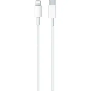 Дата-кабель Apple USB-C (тато) to Lightning (тато) 1 м White