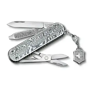 Швейцарський ніж Victorinox Classic SD Brilliant Damast (Vx06221.34)