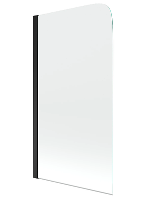 Шторка для ванни MEXEN FELIX 70 BLACK рухома