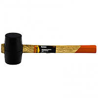 Киянка гумова дерев'яна ручка SPARTA 225 г Чорна гума SC, код: 7526826