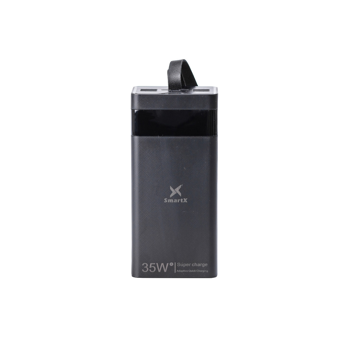 Повербанк з дисплеєм 50000 mAh Lightning Туре-С та Micro USB зовнішній акумулятор 4 вбудованих кабелю