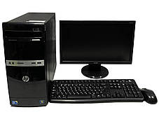 Б/в ПК+Монітор HP 500B MT| Pentium E5800| 4 GB RAM| 250 GB HDD| + Б-клас Acer V193HQV| 19" 1366x768, фото 3