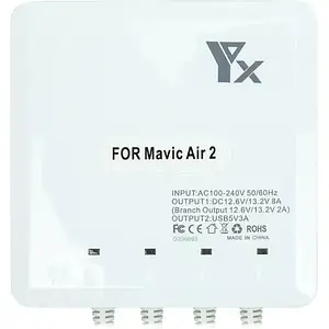 Зарядний пристрій для квадрокоптера PowerPlant для DJI Mavic Air 2 для 4 акумуляторів (CH980451)