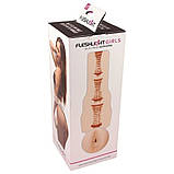 Мастурбатор анус у колбі Fleshlight Girls Riley Reid Euphoria Signature Butt, кібершкіра, тілесний kitty.in.ua, фото 8