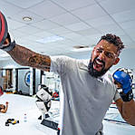 Рукавиці для ММА (Греплінгові рукавички) RDX T6 Plus Rex Blue XL (капа у комплекті), фото 6