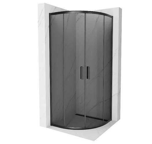 Душевая кабина MEXEN RIO GRAFIT BLACK 70х70 полукруглая (ID#2209156447 ...