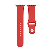 Ремінець для Apple Watch Band Silicone One-Piece Size-S 42/44/45/49 mm УЦІНКА Колір 14, Red g