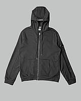 Худи C.P. Company Fleece Zipper Hoodie Black XL z118-2024