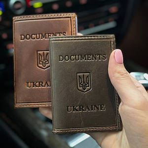 Шкіряна обкладинка для ID-паспорта та водійських прав 2186-1B