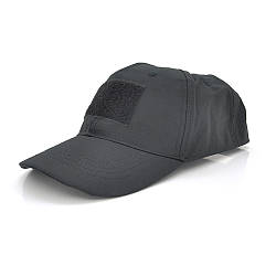 Тактична кепка з липучками для шевронів, Black e