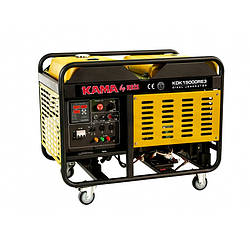 Генератор дизельний KDK15000RE3, трехфазный 230/400V, 50Hz, 15KVA, об'єм 34л e