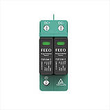 Обмежувач перенапруги DC FEEO SPD FSP-D40 2P 600V, тип 2. (для PV систем), фото 3