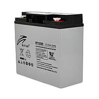 Аккумуляторная батарея AGM RITAR RT12200, Gray Case, 12V 20.0Ah ( 181 х 77 х 167 ) Q4 p