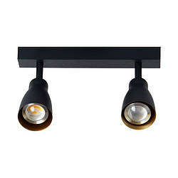 Спот  INN-23043BK чорний на 2 плафони