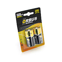 Батарейка щелочная Orbus C-R14, 2 штуки в блистере, цена за блистер a