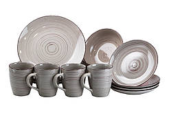 Набір столового посуду 4 предмети чашка / миска для супу / салатник / обідня тарілка HP20329