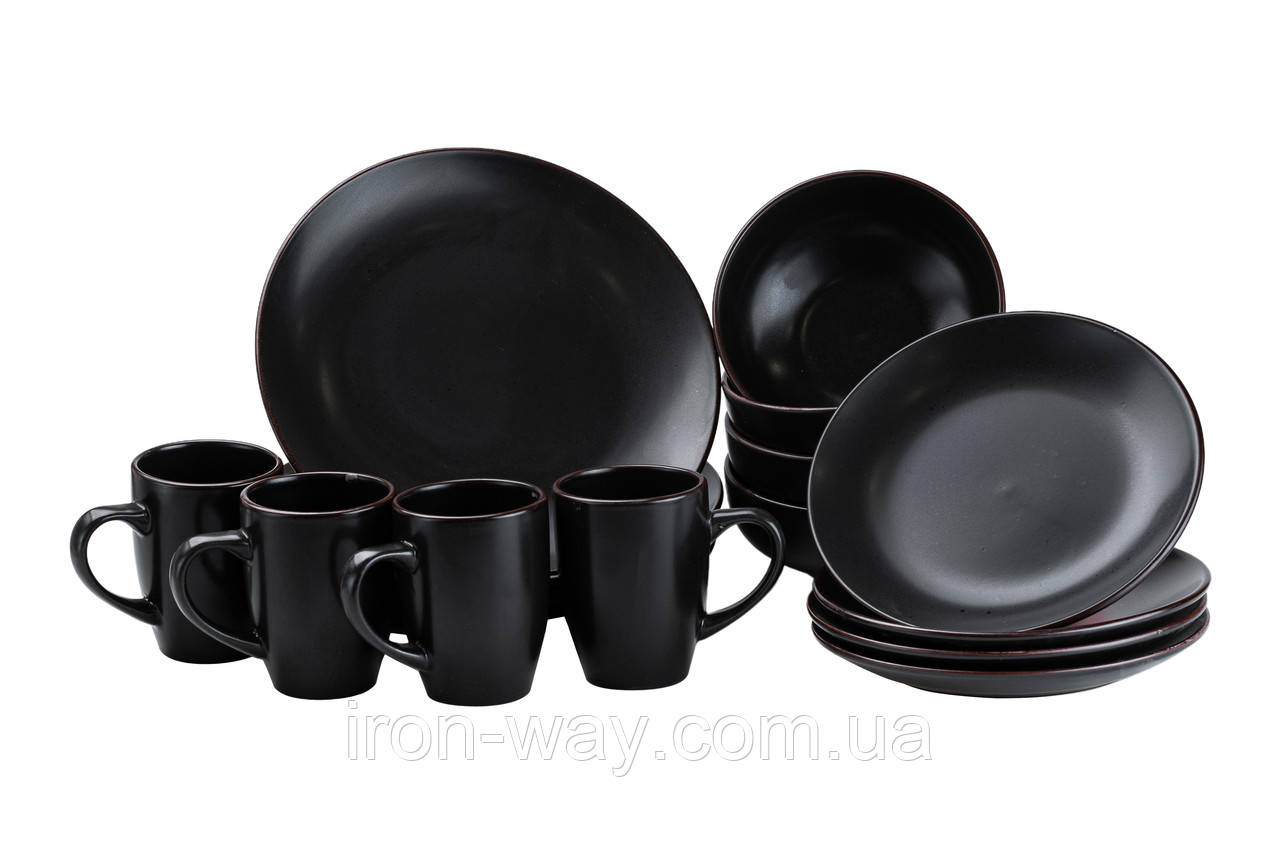 Набір столового посуду 4 предмети чашка / миска для супу / салатник / обідня тарілка HP20341