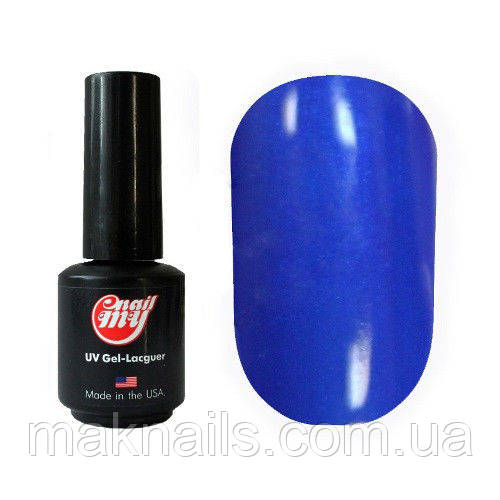 Гель-лак My Nail System № 84 яскравий синій (індиго) емаль 9мл