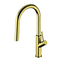 Змішувач для кухні Omnires Bend brushed brass (BE6455BSB)