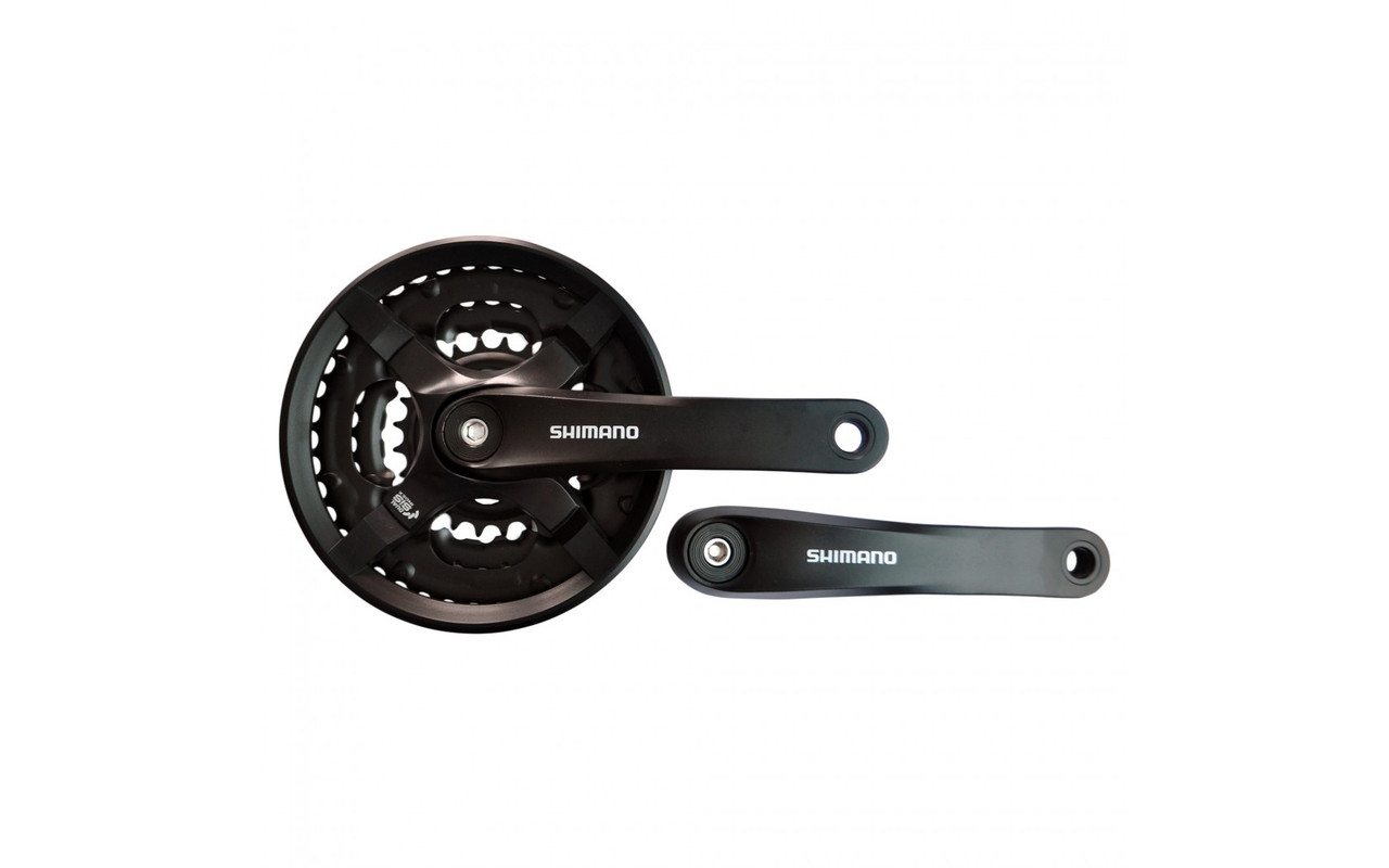 Шатуни Shimano FC-TY501 24-42T, 165 мм, чорний (00976)