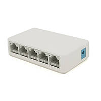 Коммутатор Fast FS105C 5 портов Ethernet 10/100 Мбит/сек, BOX Q80 h